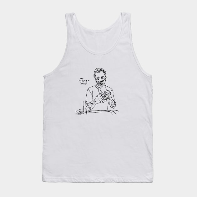 Just enjoying a meal Tank Top by HFGJewels